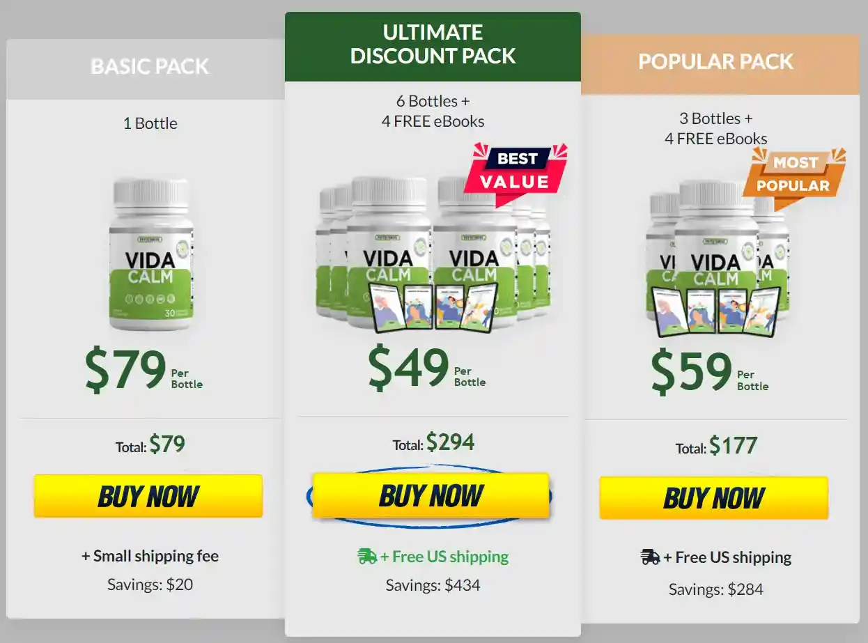 VidaCalm Discount Price